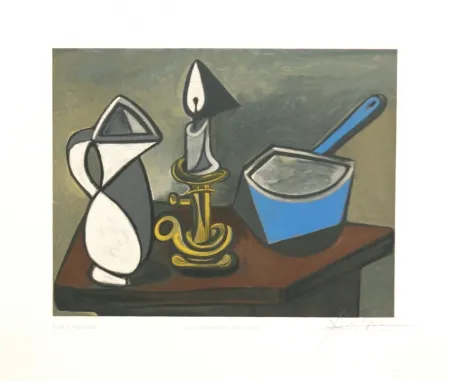 Xilogravura Picasso - La Casserole Emaillee