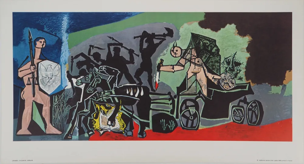 Litografia Picasso - La Guerre
