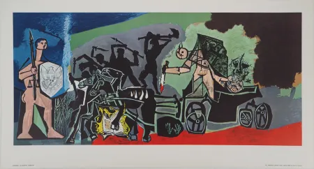 Litografia Picasso - La Guerre