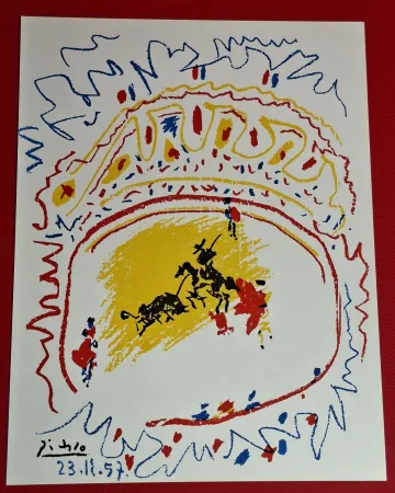 Litografia Picasso - La Petite Corrida 1957