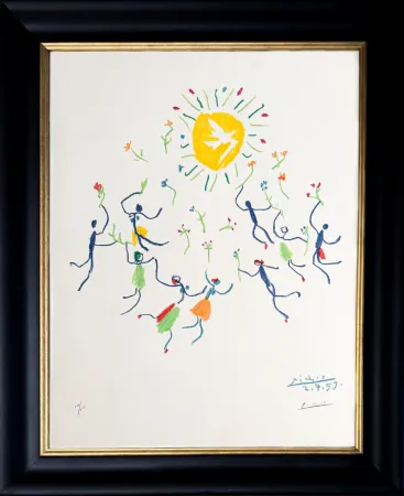 Litografia Picasso - La Ronde de l'amitié