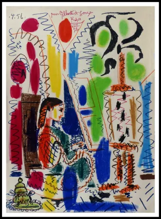 Litografia Picasso - L'atelier de CANNES
