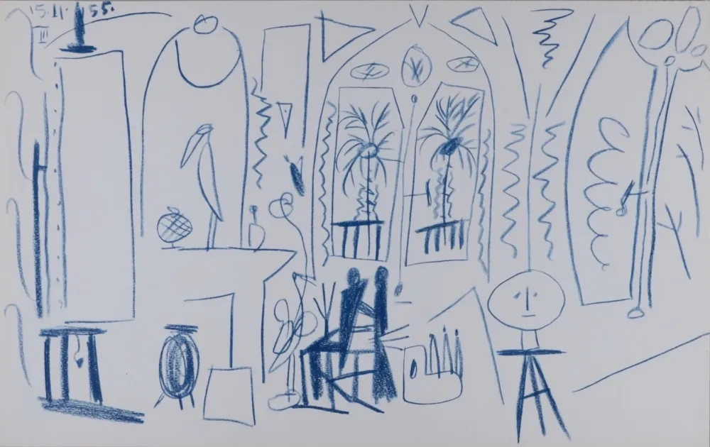 Litografia Picasso - L'Atelier de La Californie #13