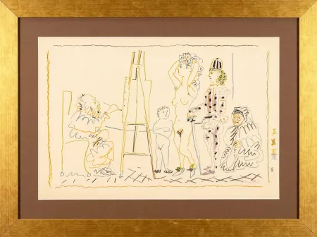 Água-Forte Picasso - L'atelier du vieux peintre