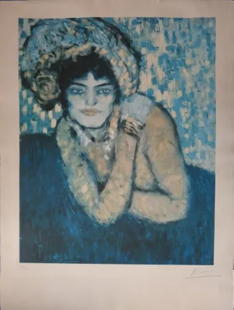 Litografia Picasso - L'attente / The wait (Barcelone Suite)