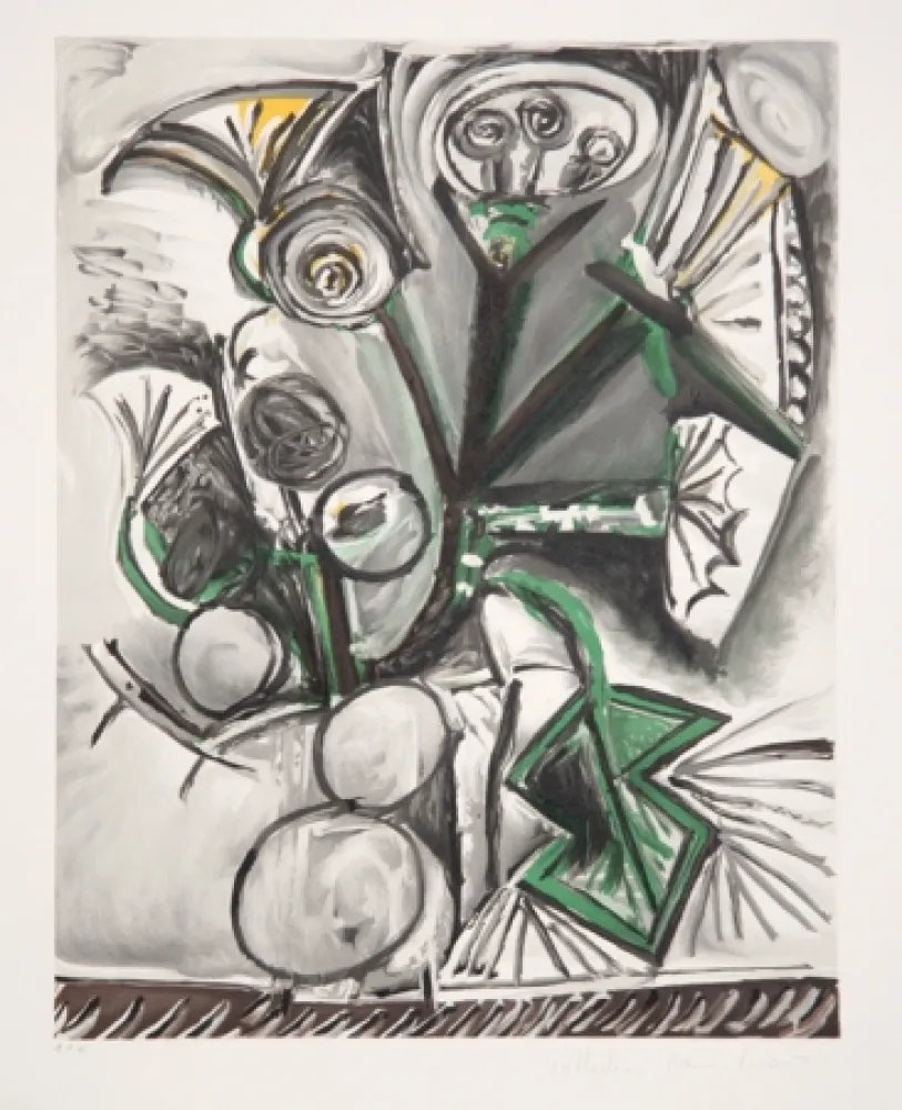 Litografia Picasso - Le Bouquet