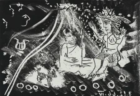 Água-Forte E Água-Tinta Picasso - Le Cocu Magnifique