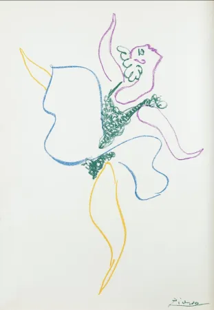 Litografia Picasso - Le Danseuse/Ballerina /Boris kochno-Le Ballet