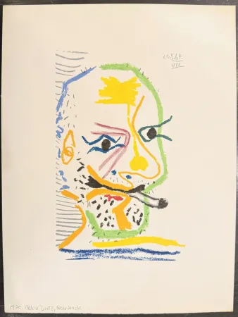 Litografia Picasso - Le goût du bonheur. Trois carnets d`atelier. 1970.