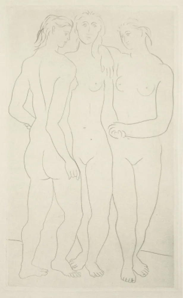 Água-Forte Picasso - Le Trois Graces II
