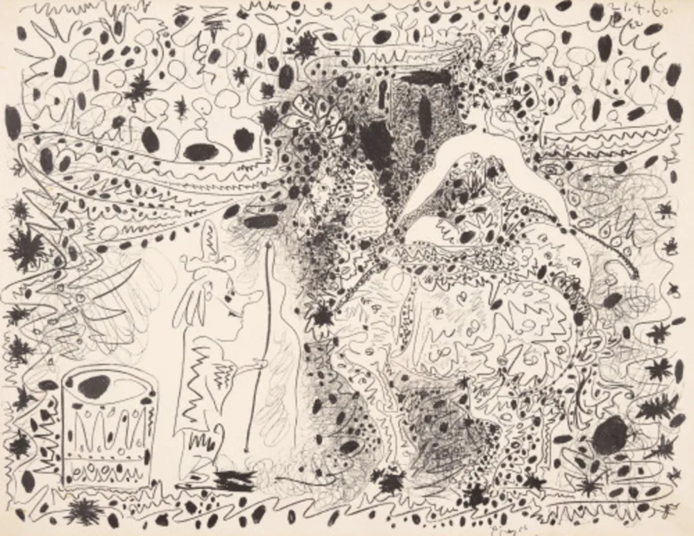 Litografia Picasso - L'Ecuyère