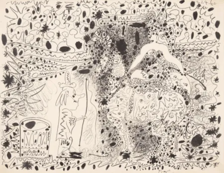 Litografia Picasso - L'Ecuyère