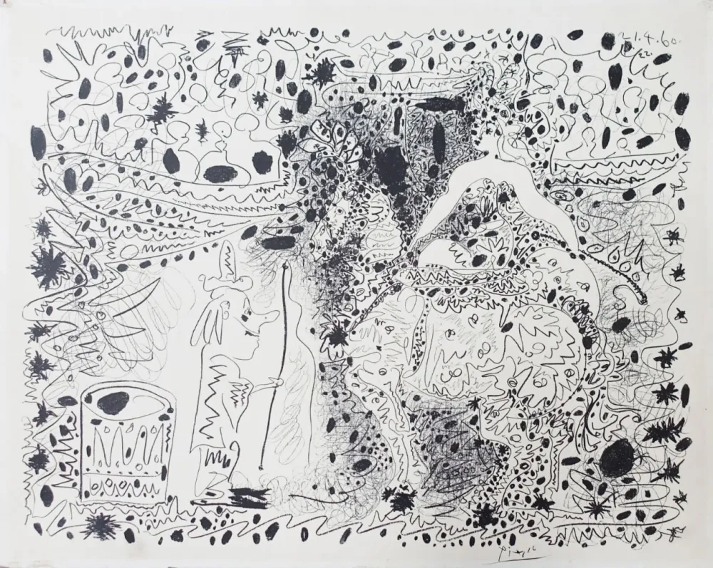 Litografia Picasso - L’Écuyère (The Horsewoman)