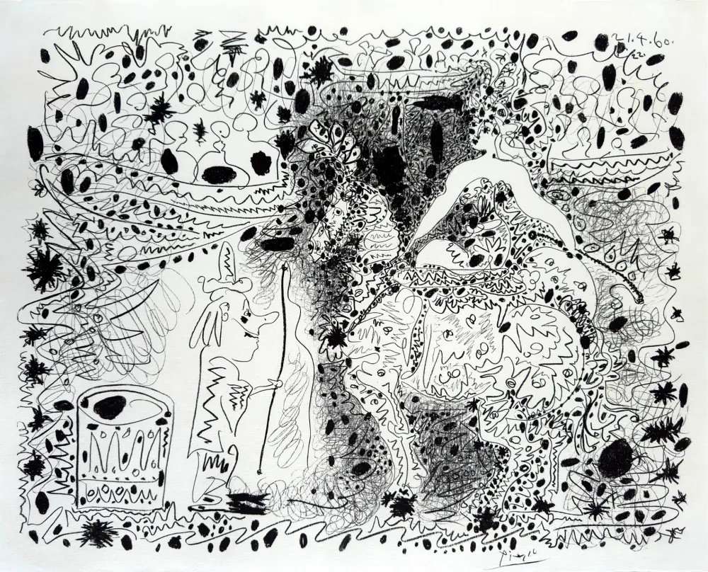 Litografia Picasso - L'Ecuyère (The Horsewoman)