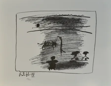 Litografia Picasso - Les Banderilles