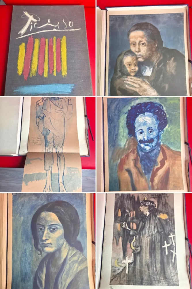 Estêncil Picasso - Les Bleus de Barcelone 1963