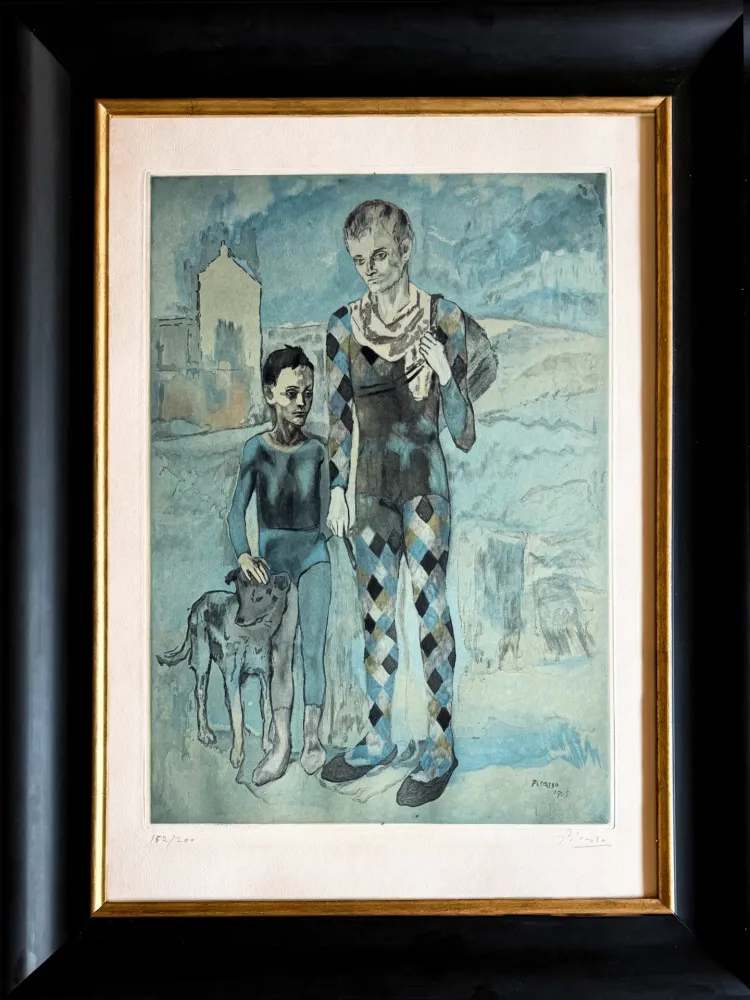 Gravura Picasso - Les Saltimbanques