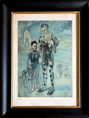 Gravura Picasso - Les Saltimbanques
