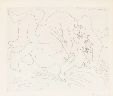 Gravura Picasso - L'Etreinte