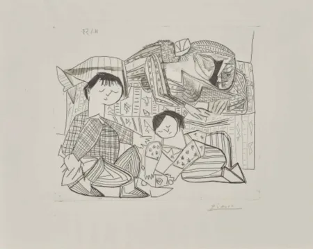 Água-Forte E Água-Tinta Picasso - Mere et Enfants