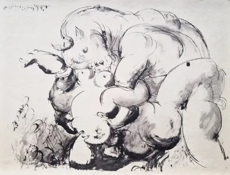 Estêncil Picasso - Minotaure