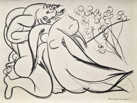 Estêncil Picasso - Minotaure et nu