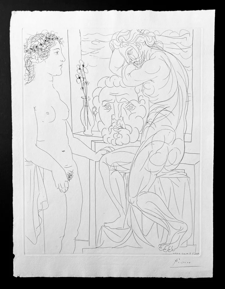 Sem Técnica Picasso - Modèle nu et sculptures