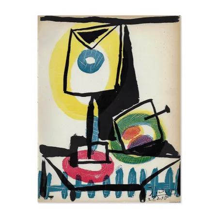 Ponta-Seca Picasso - Nature morte au verre et à la pomme