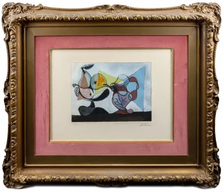 Água-Forte E Água-Tinta Picasso - Nature morte aux poires et au pichet