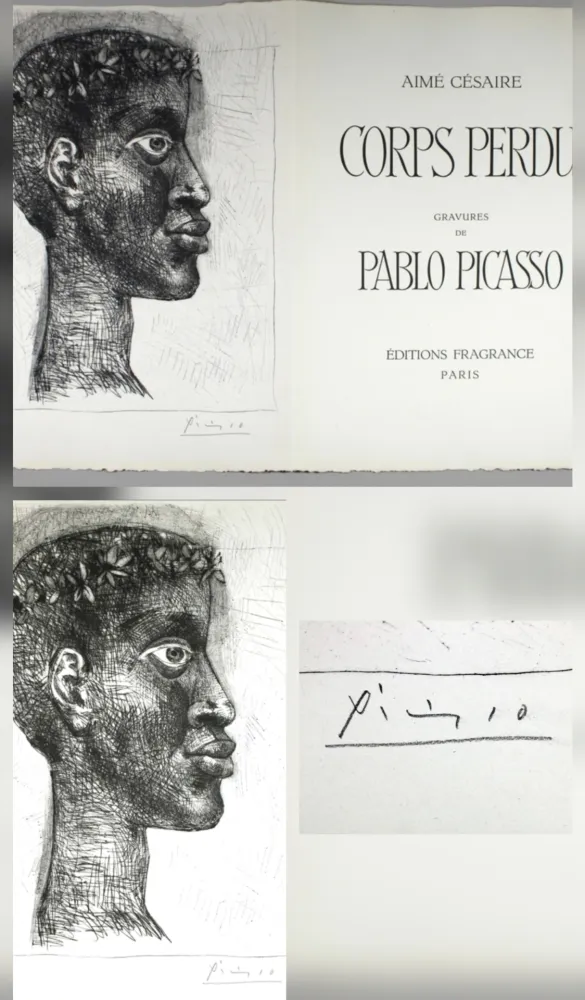 Gravura Picasso - Negre Negre Negre/ Corps Perdu 