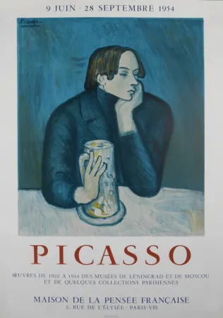 Litografia Picasso - Oeuvres de 1900 à 1914 des Musées de Léningrad et de Moscou et de quelques collections parisiennes