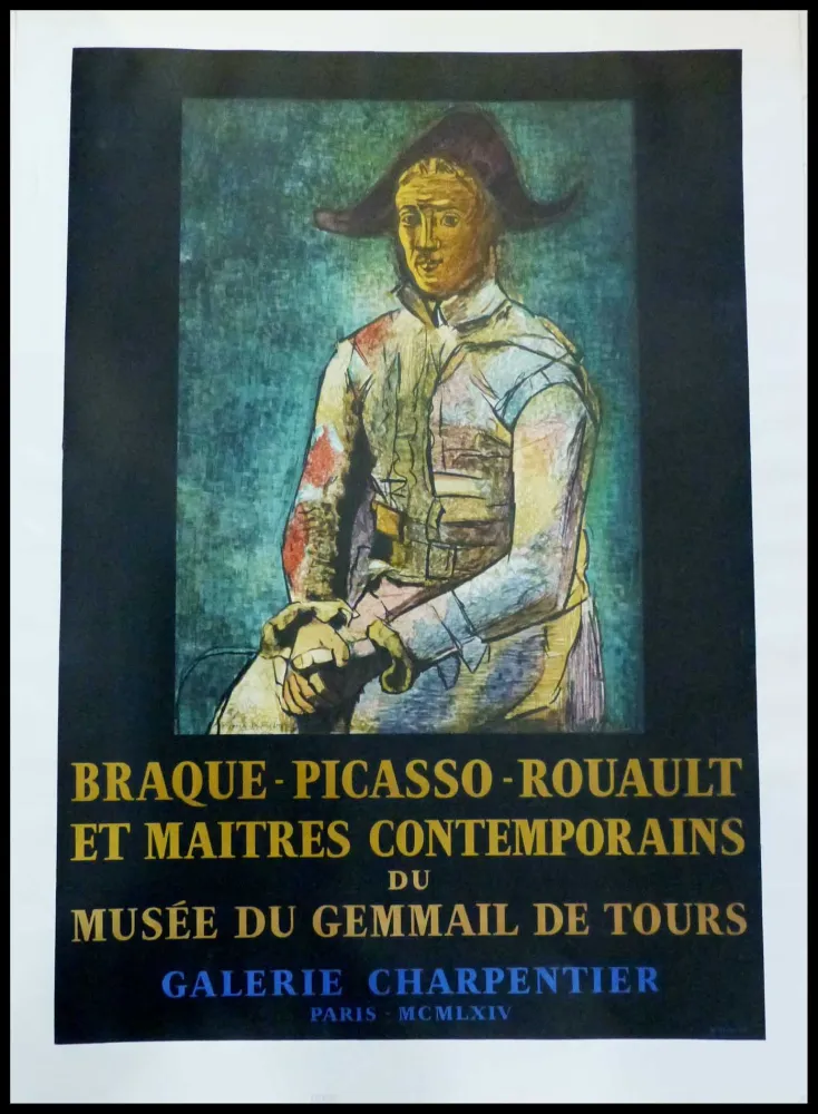 Cartaz Picasso - PABLO PICASSO, MUSÉE DU GEMMAIL À TOURS GALERIE CHARPENTIER 