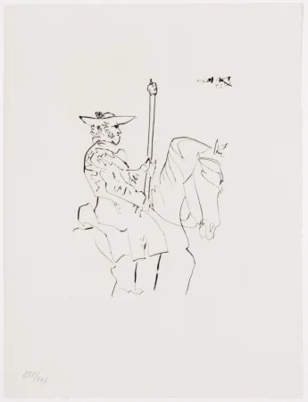 Gravura Picasso - Picador au Repos