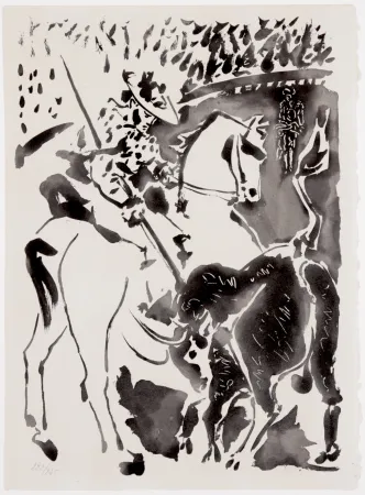 Água-Tinta Picasso - Picador et Taureau