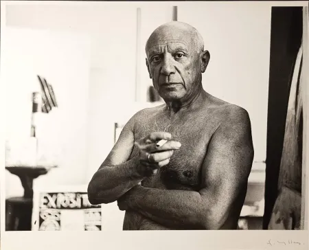 Fotografia Picasso - ' Portrait à la cigarette '  par André Villers