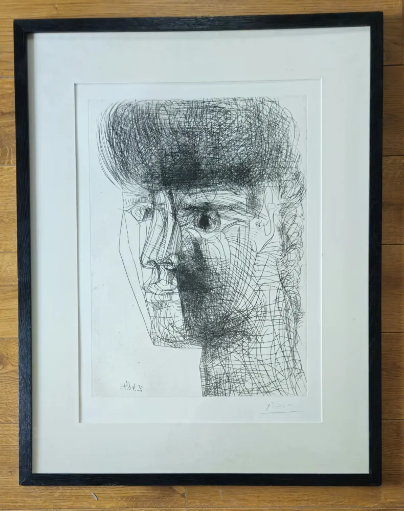 Gravura Picasso - Portrait de Jeune Fille