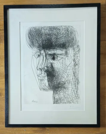 Gravura Picasso - Portrait de Jeune Fille