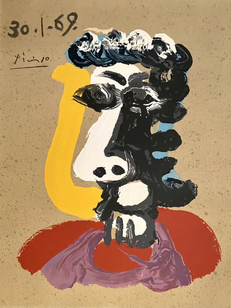 Litografia Picasso - Portrait Imaginaires 30.1.69