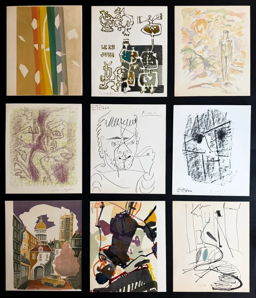 Litografia Picasso - POUR HENRY-DANIEL KAHNWEILER 