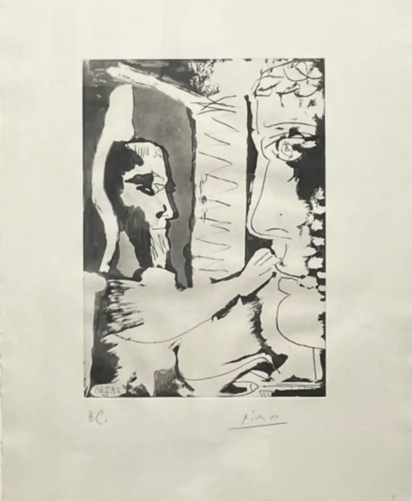 Água-Tinta Picasso - Sculpteur et Sculpture