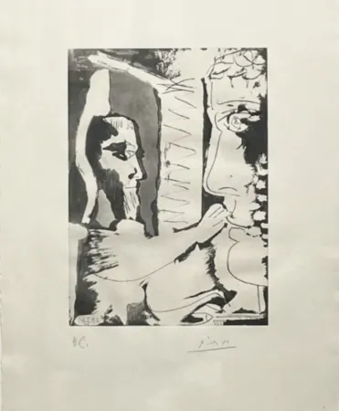 Água-Tinta Picasso - Sculpteur et Sculpture