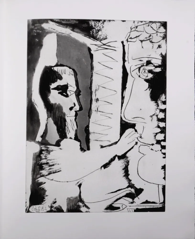 Água-Tinta Picasso - Sculpteur et sculpture, 1966 - A fantastic original (Aquatint) by the Master!