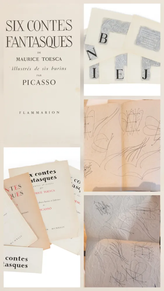 Livro Ilustrado Picasso - Six Contes Fantastiques- Preparatory chapel Copy
