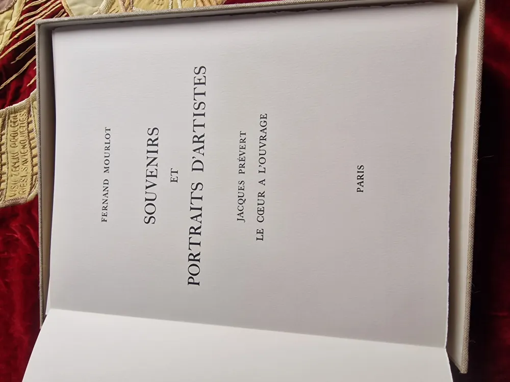 Litografia Picasso - Souvenirs et Portraits d’Artistes 