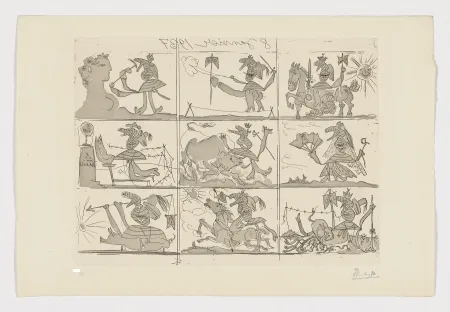 Água-Forte E Água-Tinta Picasso - Sueño y mentiras de Franco