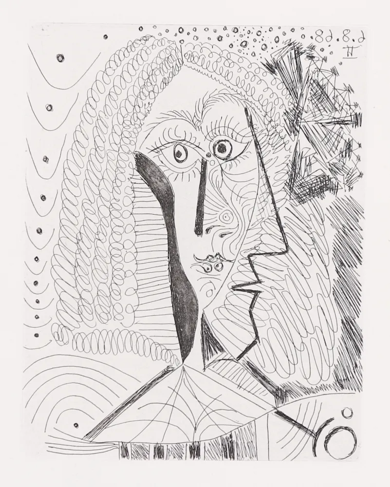 Gravura Picasso - Un Portrait