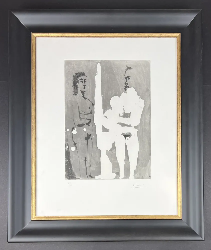 Água-Forte E Água-Tinta Picasso - Untitled