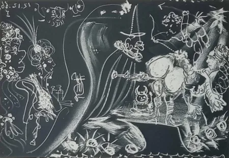 Água-Forte E Água-Tinta Picasso - Untitled from Le Cocu Magnifique