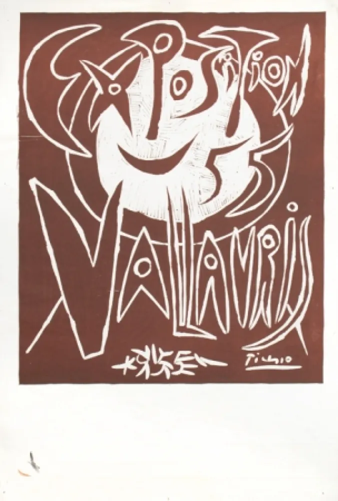 Linogravura Picasso - Vallauris 55