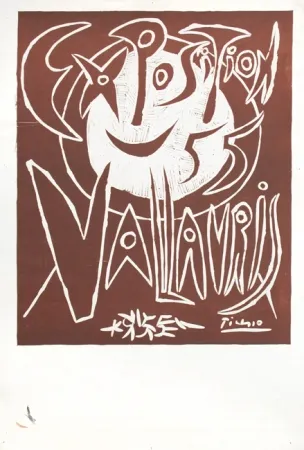 Linogravura Picasso - Vallauris 55